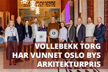 Vollebekk Torg har vunnet Oslo bys arkitekturpris